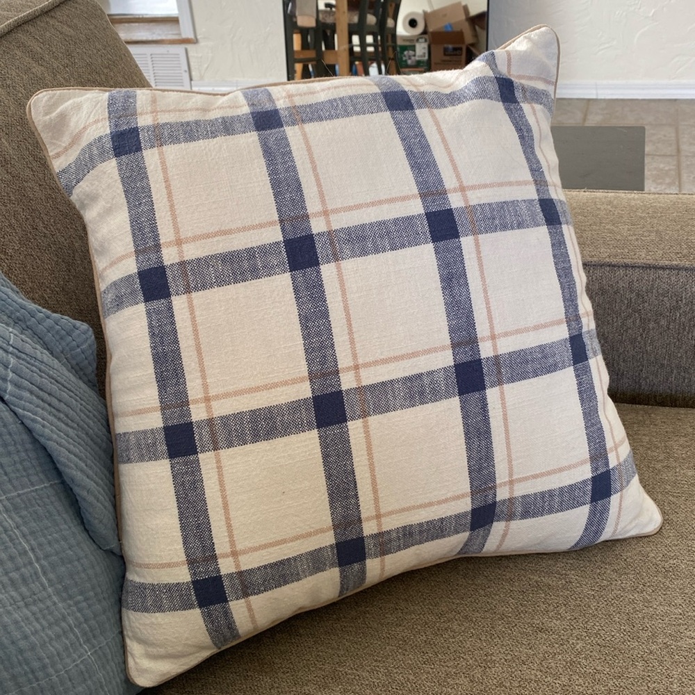 Plaid Pillow Handmade